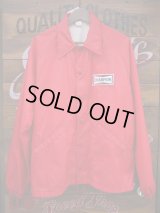 CHAMPION OFFICIAL COACH JACKET LARGE RED