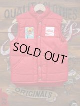 Coca-Cola swingster puffy vest small Red 