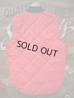 画像2: BIG SMITH PUFFY VEST RED MEDIUM