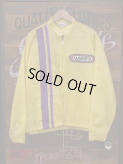 画像1: WYNN'S OFFICIAL RACING NYLON JACKET YELLOW M-L 