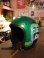 画像1: ARCTICCAT VINTAGE METALFLAKE JETHELMET GREEN MEDIUM (1)