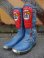 画像1: AXO VINTAGE MOTOCROSS BOOTS SKY BLUE  (1)