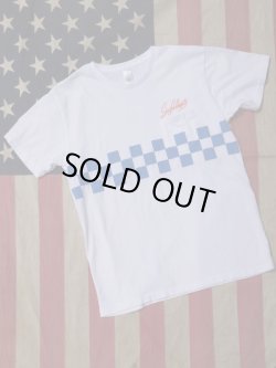 画像3: sixhelmets checker line pocket t-shirｔ blue×white