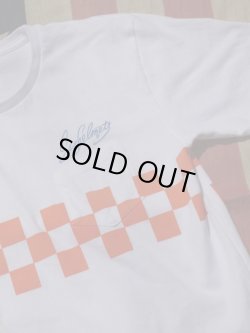 画像2: sixhelmets checker line pocket t-shirｔ orange×blue