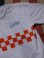 画像2: sixhelmets checker line pocket t-shirｔ orange×blue (2)