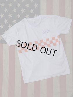 画像3: sixhelmets checker line pocket t-shirｔ orange×blue