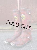 STYL MARTIN VINTAGE MOTOCROSS BOOTS RED 44