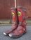 画像1: STYL MARTIN VINTAGE MOTOCROSS BOOTS RED 44 (1)