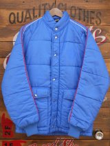 SWINGSTER VTG RACING PUFFY JACKET SMALL BLUE