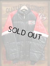 CHAMPION SPARK PLUG OFFICIAL RACING PUFFY JACKET BLACK×RED XL