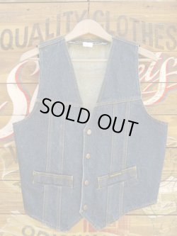 画像1: AMF HARLEY DAVIDSON VINTAGE DENIM VEST M