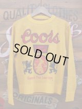 COORS BEER VTG SWEATER SMALL MADE IN USA