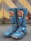 画像1: GAERNE VINTAGE MOTOCROSS BOOTS BLUE 26.5cm (1)