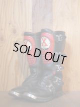 AXO VINTAGE MOTOCROSS BOOTS BLACK×RED 44(2)