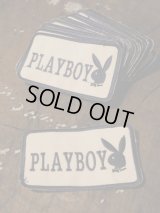 PLAYBOY VINTAGE PATCH DEAD STOCK WHITE×NAVY