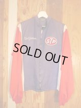 STP DE WAN RACING SATIN JACKET NAVY×RED×WHITE L