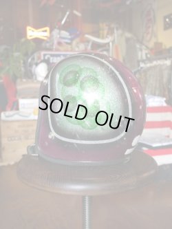 画像4: 1970s VINTAGE JET HELMET PSYCHEDELIC PAINT PURPLE×GREEN 56-57cm