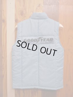 画像2: GOODYEAR EAGLE OFFICIAL RACING PUFFY VEST SMALL SKYBLUE