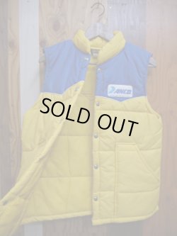 画像5: ANCO SWINGSTER VTG PUFFY VEST MEDIUM YELLOW×BLUE