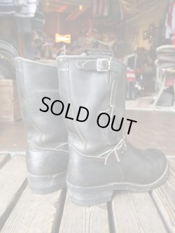 画像2: 70s NASTY FEET VTG ENGINEER BOOTS BLACK 10