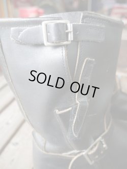 画像8: 70s NASTY FEET VTG ENGINEER BOOTS BLACK 10