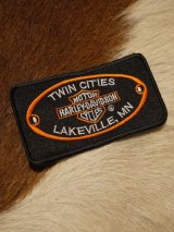 HARLEYDAVIDSON TWIN CITIES LAKEVILLE,MN VINTAGE PATCH DEAD STOCK 