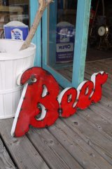 BEER CHANNEL LETTERS TYPE IRON SIGN