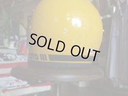 画像9: 1970s BELL HELMETS MOTO3 FIRST MODEL SNELL75 YELLOW 56cm