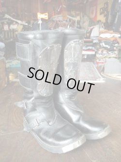 画像2: KRAWEHL VINTAGE MOTOCROSS BOOTS BLACK 44