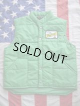 ACCO FEEDS PAYMASTER SWINGSTER VTG PUFFY VEST GREEN L