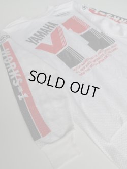 画像2: YAMAHA WORKS-1 VINTAGE MOTOCROSS SHIRT WHITE M