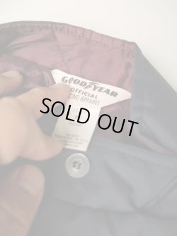 画像4: GOODYEAR OFFICIAL VTG NYLON RACING JACKET NAVY MEDIUM