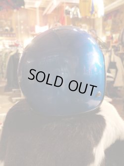 画像4: 1970s USA MADE BLUE METARLLIC VTG HELMET SM