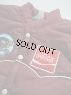 画像2: SWINGSTER ”COKE×ALBUQUERQUE INTERNATIONAL BALLOON FIESTA”VTG PUFFY VEST WINE SMALL