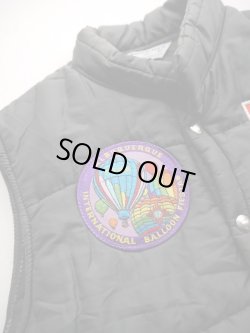 画像3: SWINGSTER ”COKE×ALBUQUERQUE INTERNATIONAL BALLOON FIESTA”VTG PUFFY VEST BLACK MEDIUM