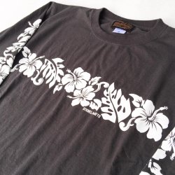 画像4: SIXHELMETS HAWAIIAN LONG SLEEVE T-SHIRT SUMI BLACK