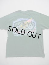 RONJON SURF SHOP VTG T-SHIRT LARGE DARK GREEN