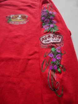 画像5: RONJON SURF SHOP VTG LONG SLEEVE T-SHIRT SMALL RED