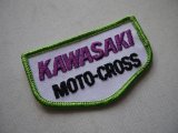 KAWASAKI MOTO CROSS VINTAGE PATCH 