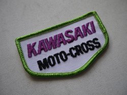 画像1: KAWASAKI MOTO CROSS VINTAGE PATCH 