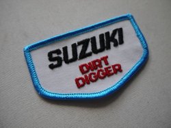 画像1: SUZUKI DIRT DIGGER VINTAGE PATCH 
