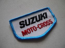 画像1: SUZUKI MOTO-CROSS VINTAGE PATCH 