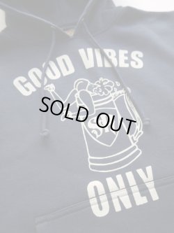 画像4: GOOD VIBES ONLY HOODIE NAVY×WHITE