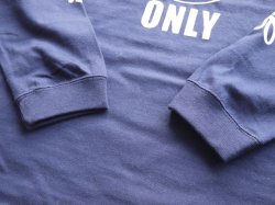 画像4: GOOD VIBES ONLY LONG SLEEVE T-SHIRT NAVY×WHITE