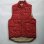 画像1: U.S.A. VTG PUFFY VEST RED BROWN　M　 (1)