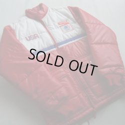 画像2: COCA COLA USA LOS ANGELS OLYMPIC RACING JACKET REDxWHITE S