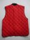 画像5: USA VTG INNNER THERMAL QUILTING PUFFY VEST RED (5)