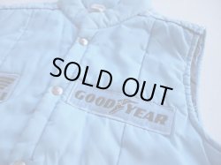 画像4: GOODYEAR EAGLE OFFICIAL RACING PUFFY VEST SKYBLUE M