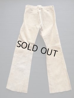 画像8: 60's LEVIS BIG E SUEDE LEATHER PANTS BEIGE 32