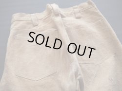 画像9: 60's LEVIS BIG E SUEDE LEATHER PANTS BEIGE 32